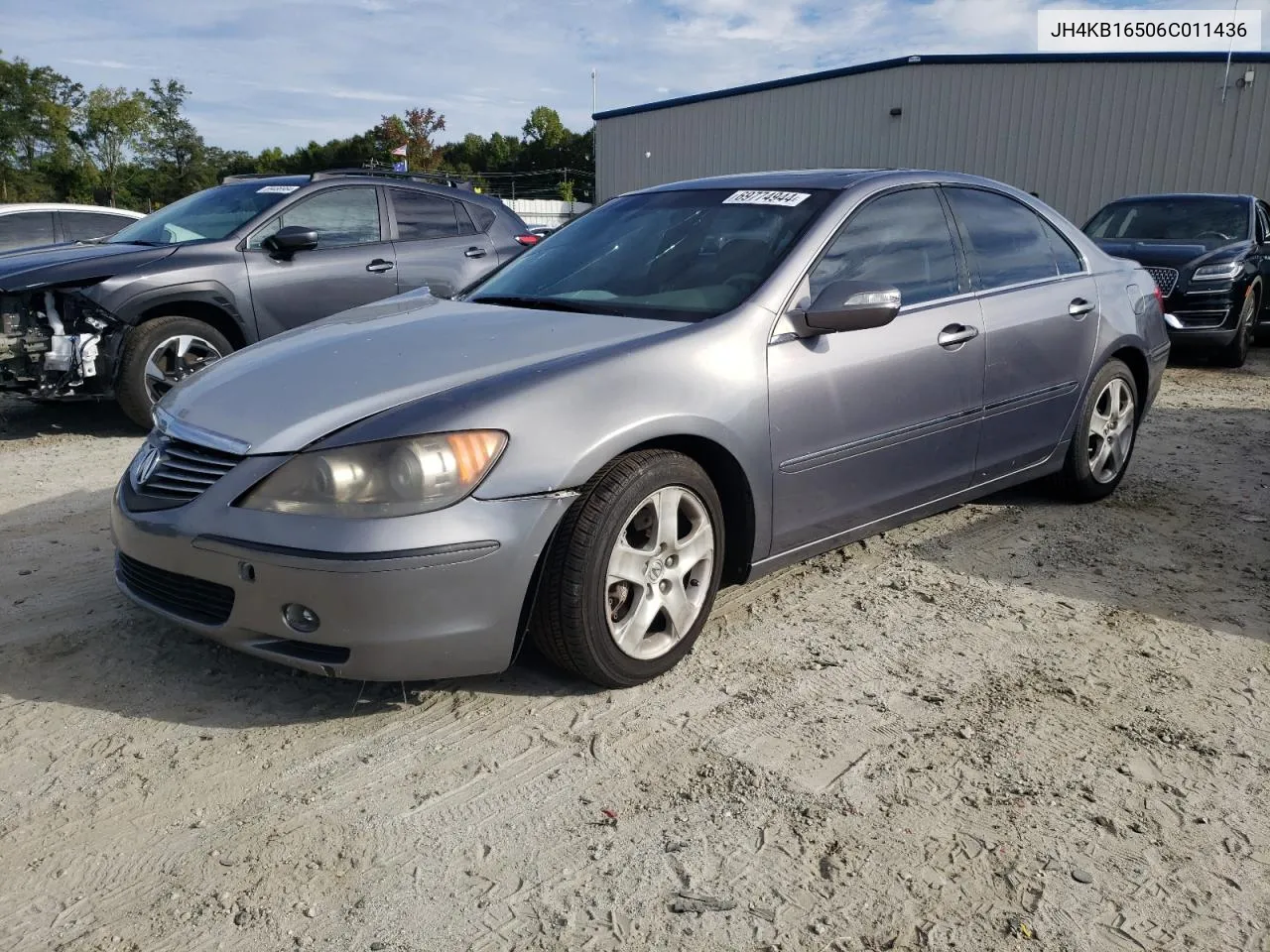 2006 Acura Rl VIN: JH4KB16506C011436 Lot: 69774944