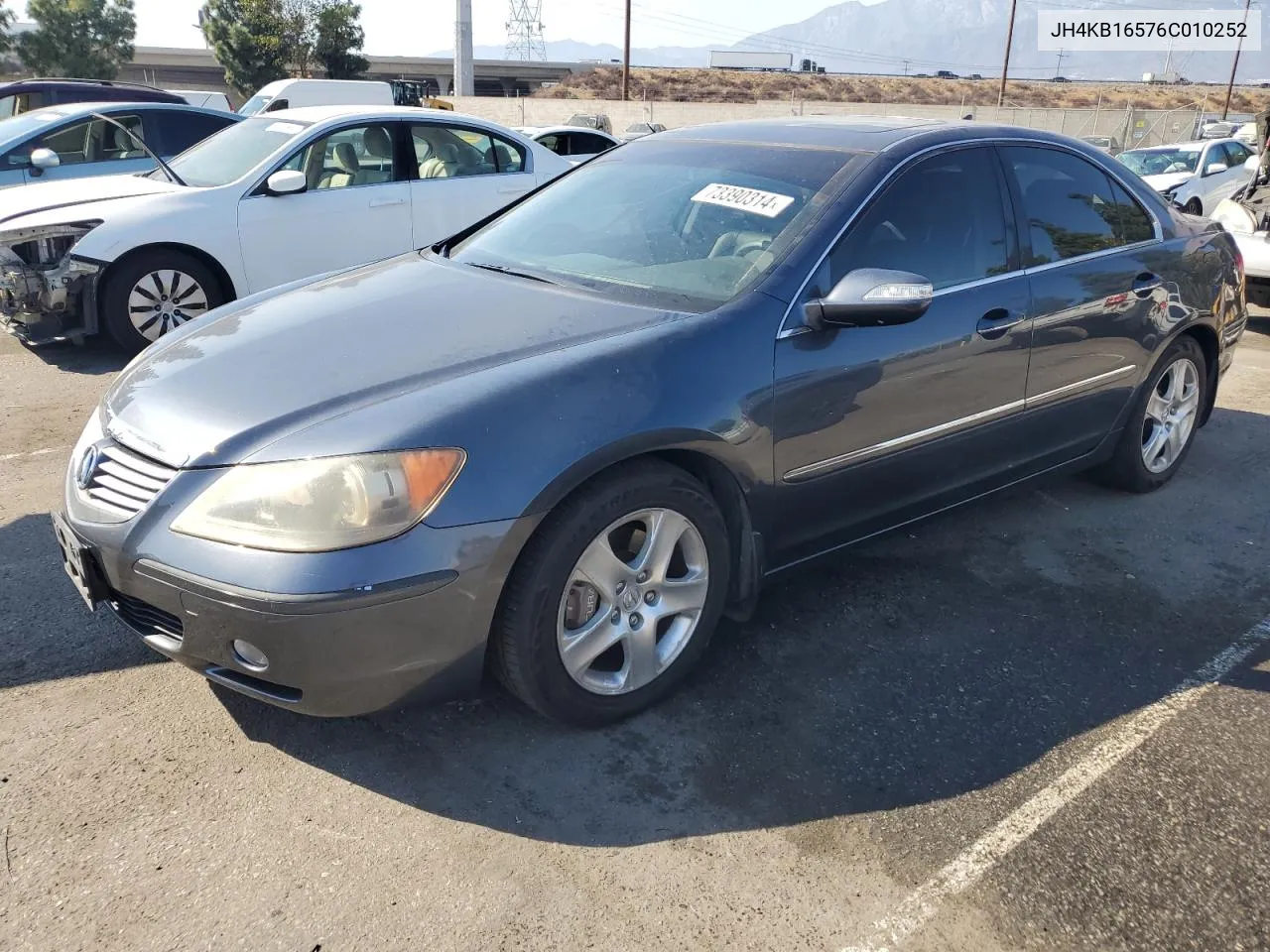 2006 Acura Rl VIN: JH4KB16576C010252 Lot: 73390314