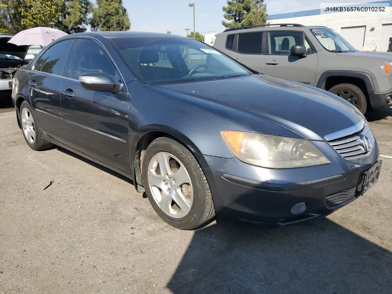 2006 Acura Rl VIN: JH4KB16576C010252 Lot: 73390314