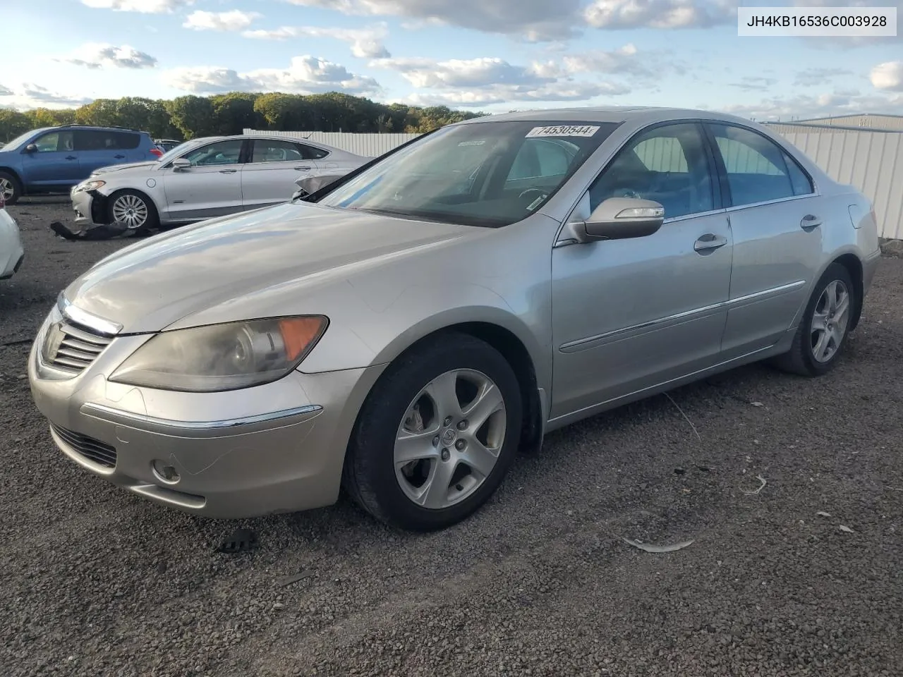 2006 Acura Rl VIN: JH4KB16536C003928 Lot: 74530544