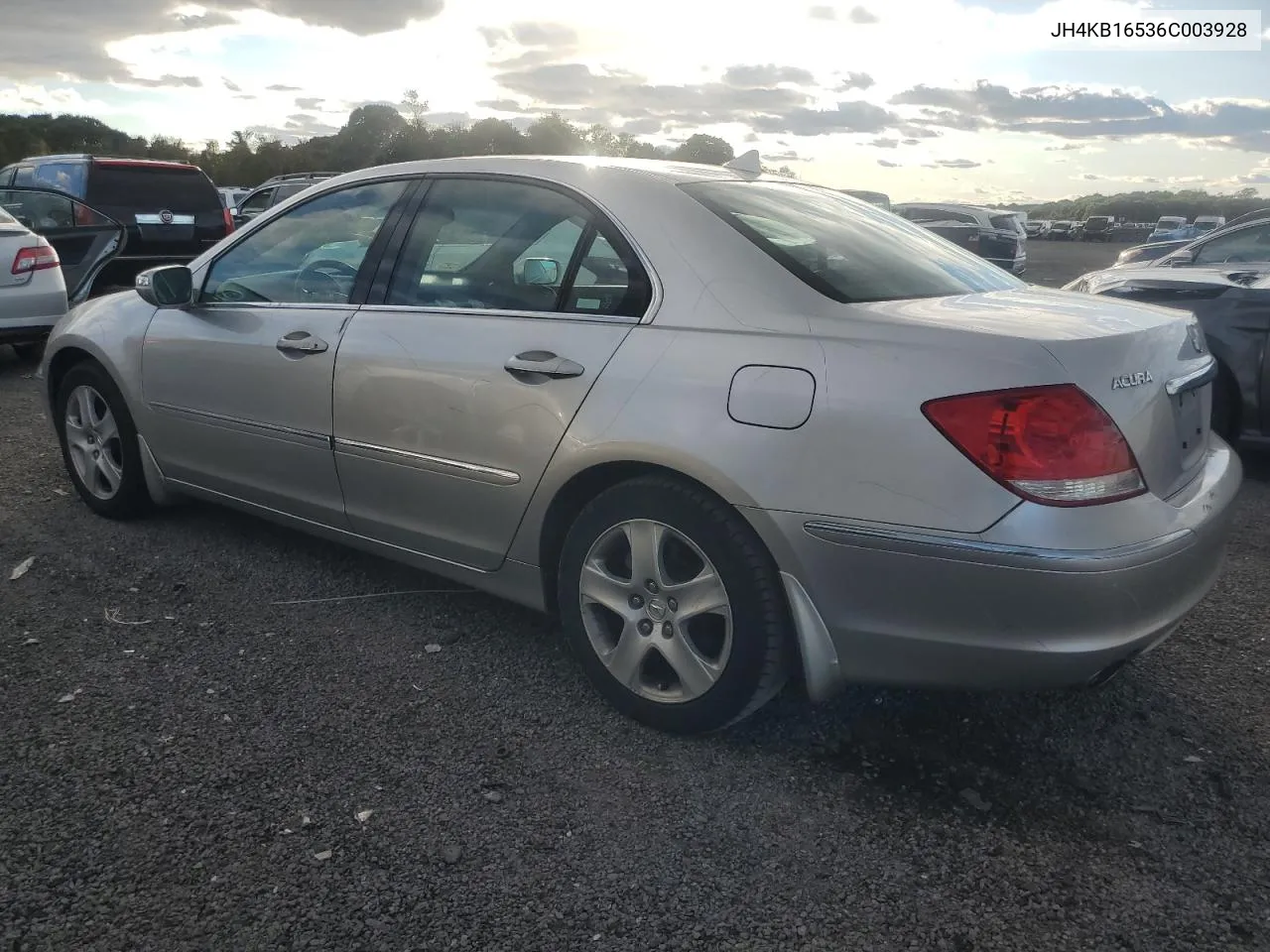 2006 Acura Rl VIN: JH4KB16536C003928 Lot: 74530544