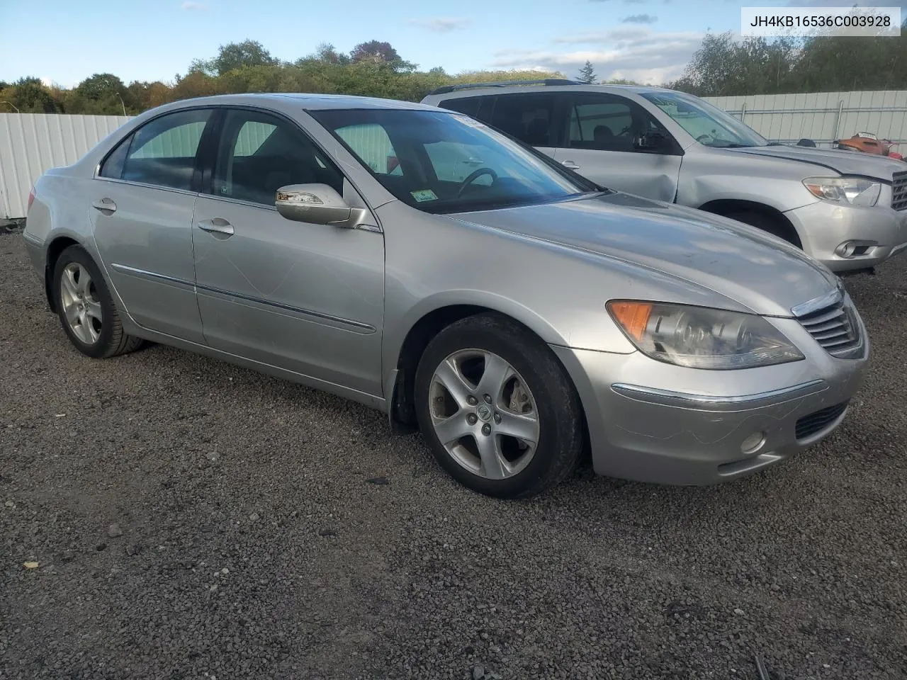 2006 Acura Rl VIN: JH4KB16536C003928 Lot: 74530544