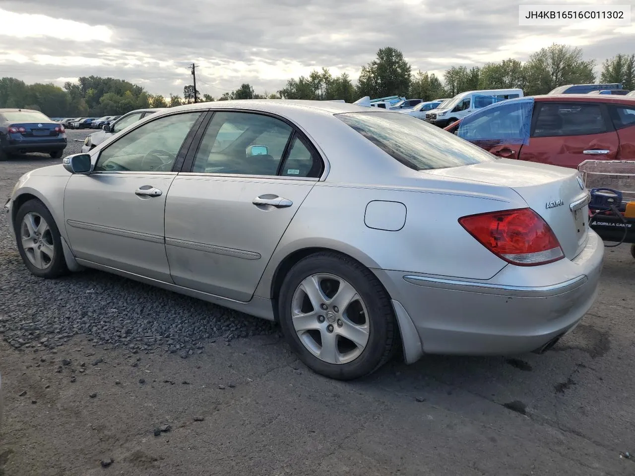 2006 Acura Rl VIN: JH4KB16516C011302 Lot: 75358934