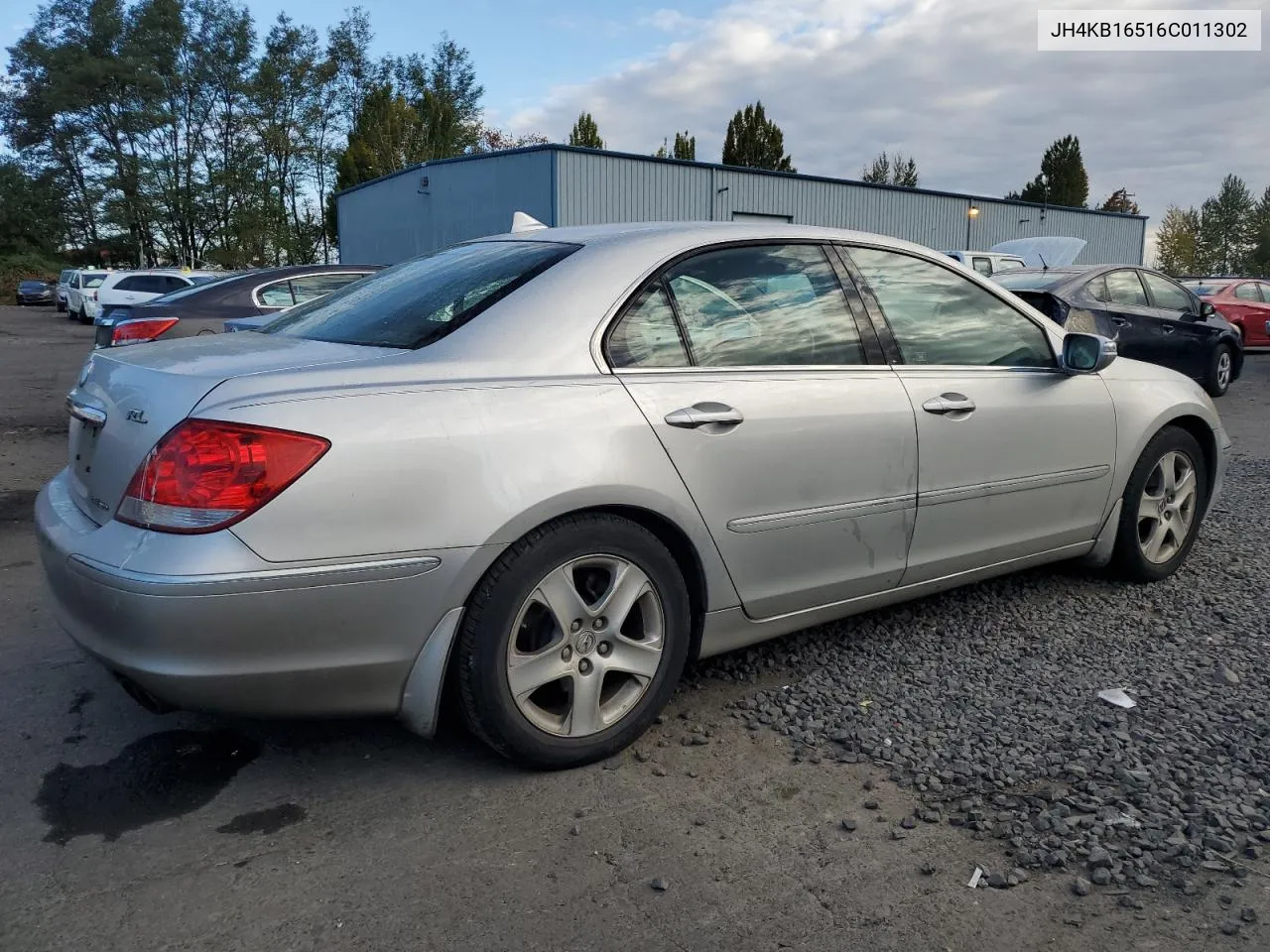 2006 Acura Rl VIN: JH4KB16516C011302 Lot: 75358934