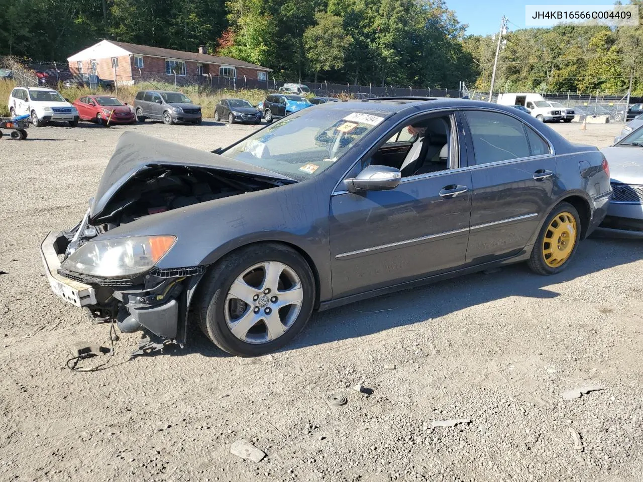 2006 Acura Rl VIN: JH4KB16566C004409 Lot: 76717494