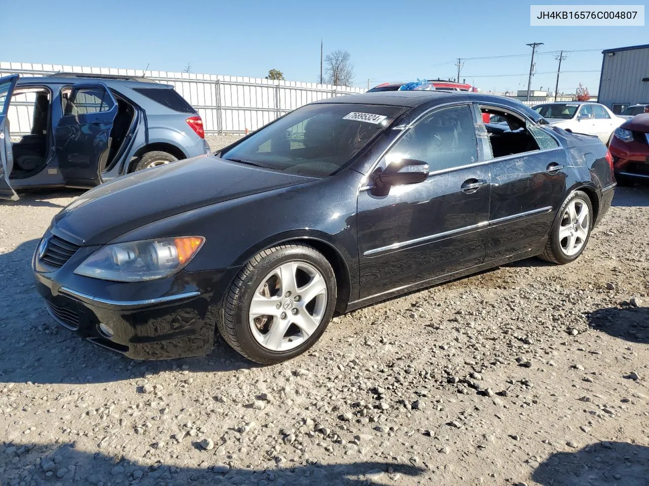 2006 Acura Rl VIN: JH4KB16576C004807 Lot: 76895324