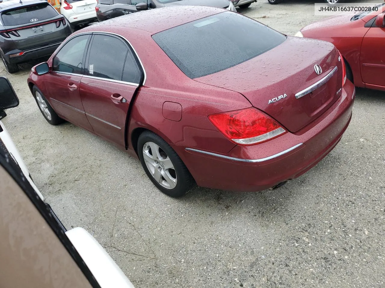 2007 Acura Rl VIN: JH4KB16637C002840 Lot: 74921684