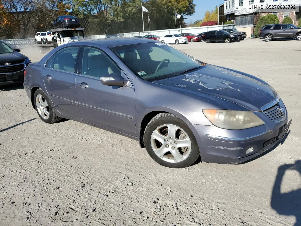 2007 Acura Rl VIN: JH4KB16527C003792 Lot: 77116894