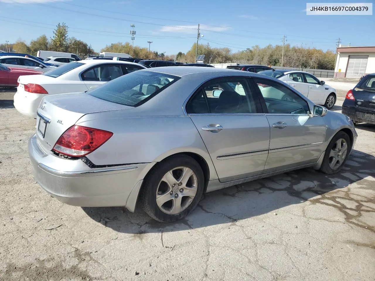 2007 Acura Rl VIN: JH4KB16697C004379 Lot: 77574604