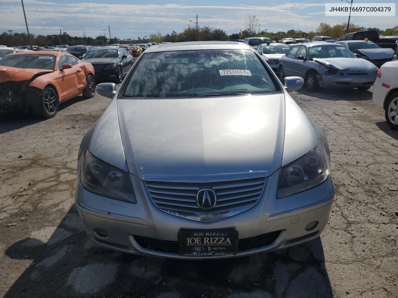 2007 Acura Rl VIN: JH4KB16697C004379 Lot: 77574604