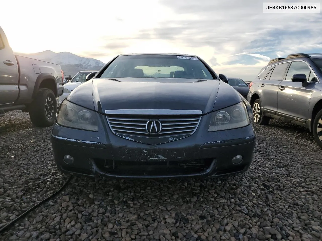 2007 Acura Rl VIN: JH4KB16687C000985 Lot: 79757634