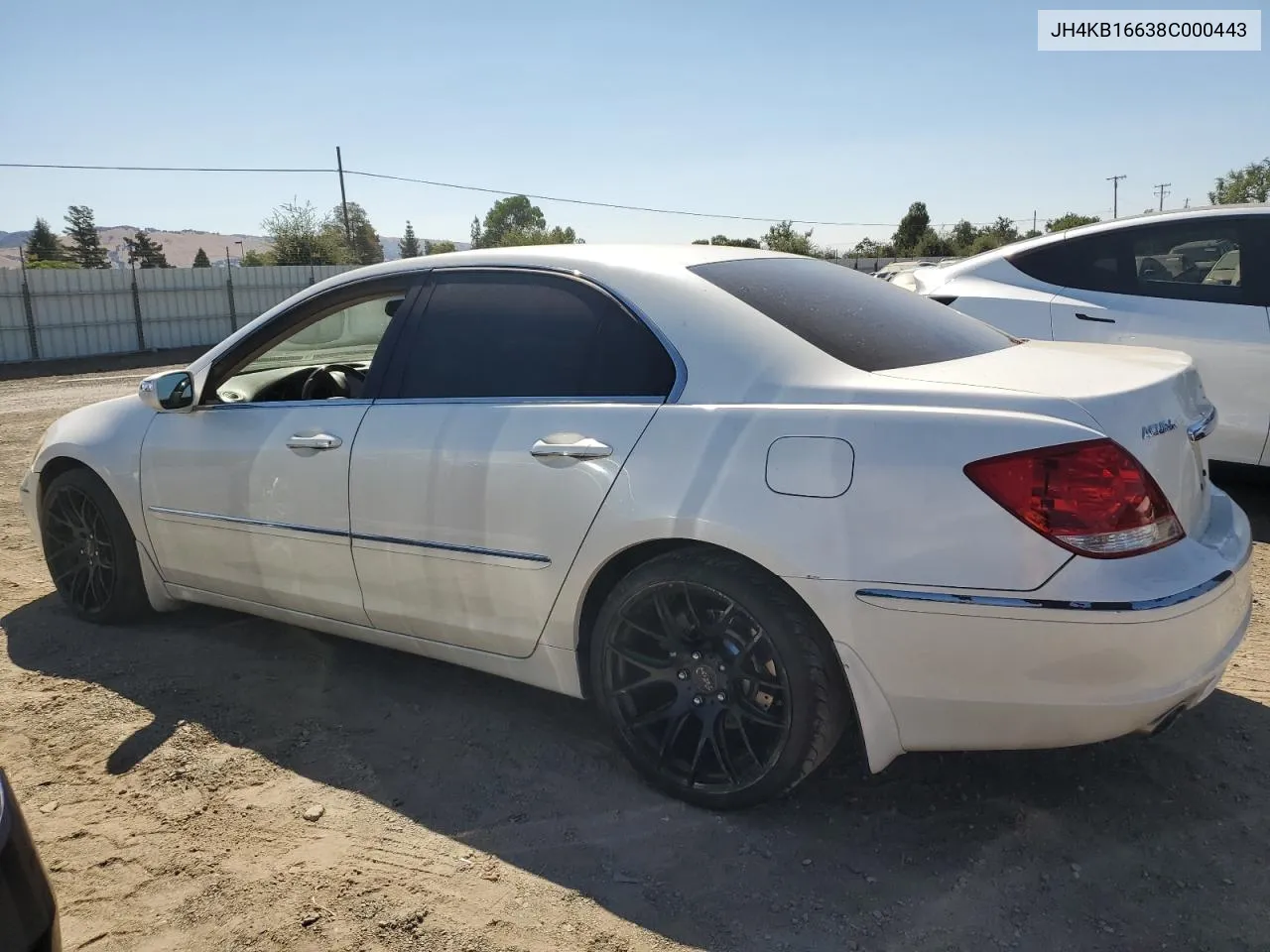 2008 Acura Rl VIN: JH4KB16638C000443 Lot: 64516744