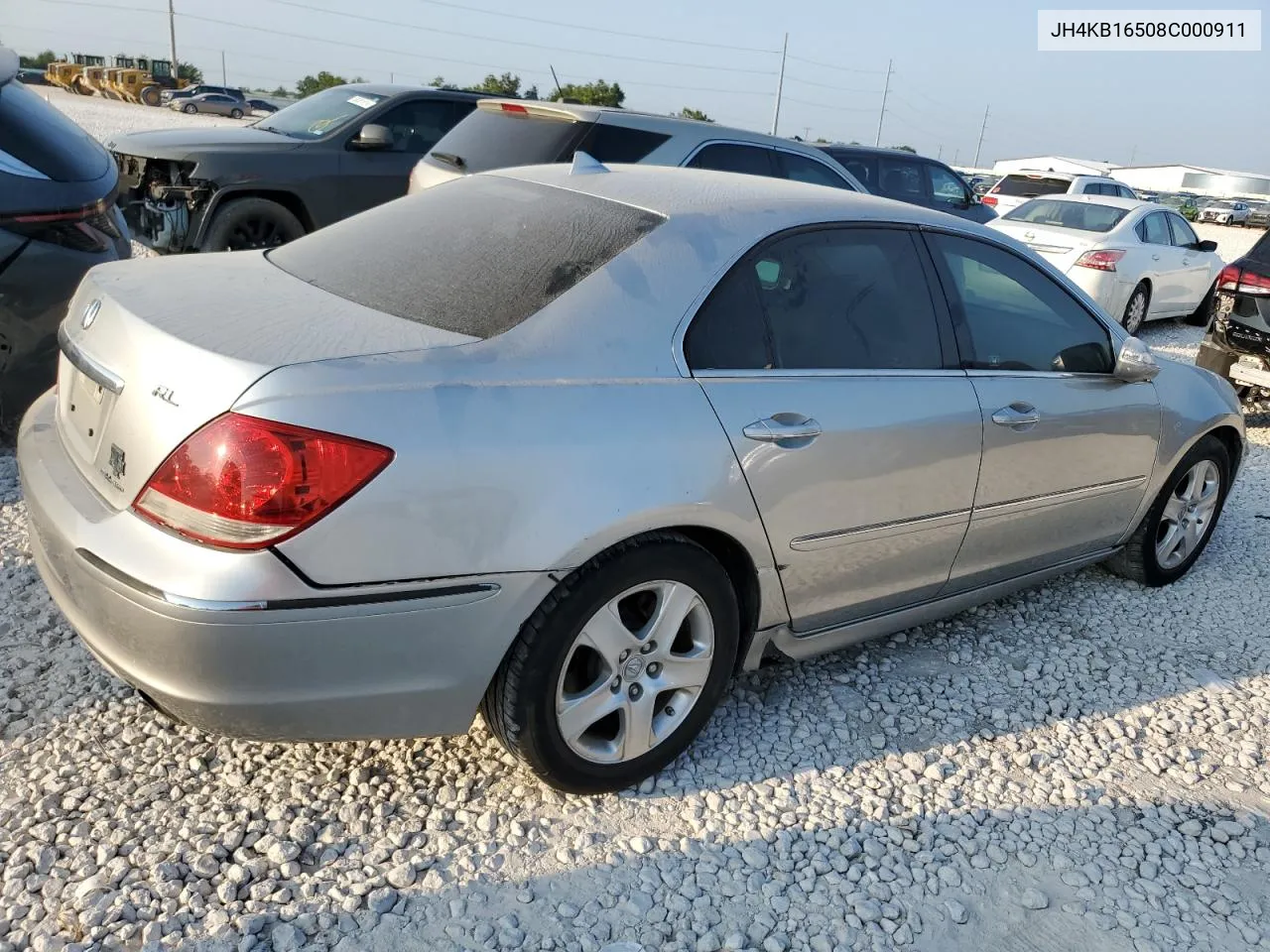 2008 Acura Rl VIN: JH4KB16508C000911 Lot: 68514854