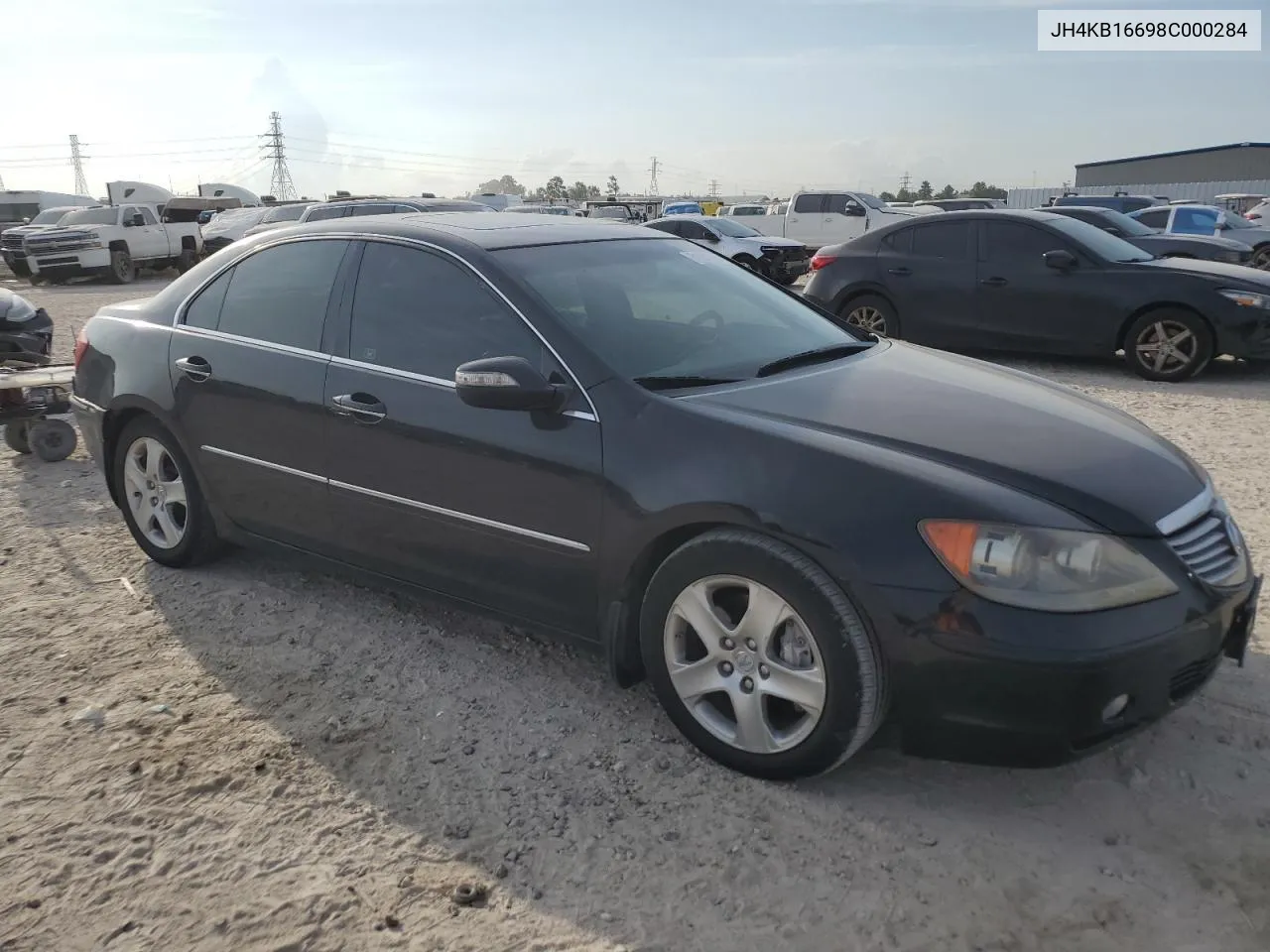 2008 Acura Rl VIN: JH4KB16698C000284 Lot: 71351714