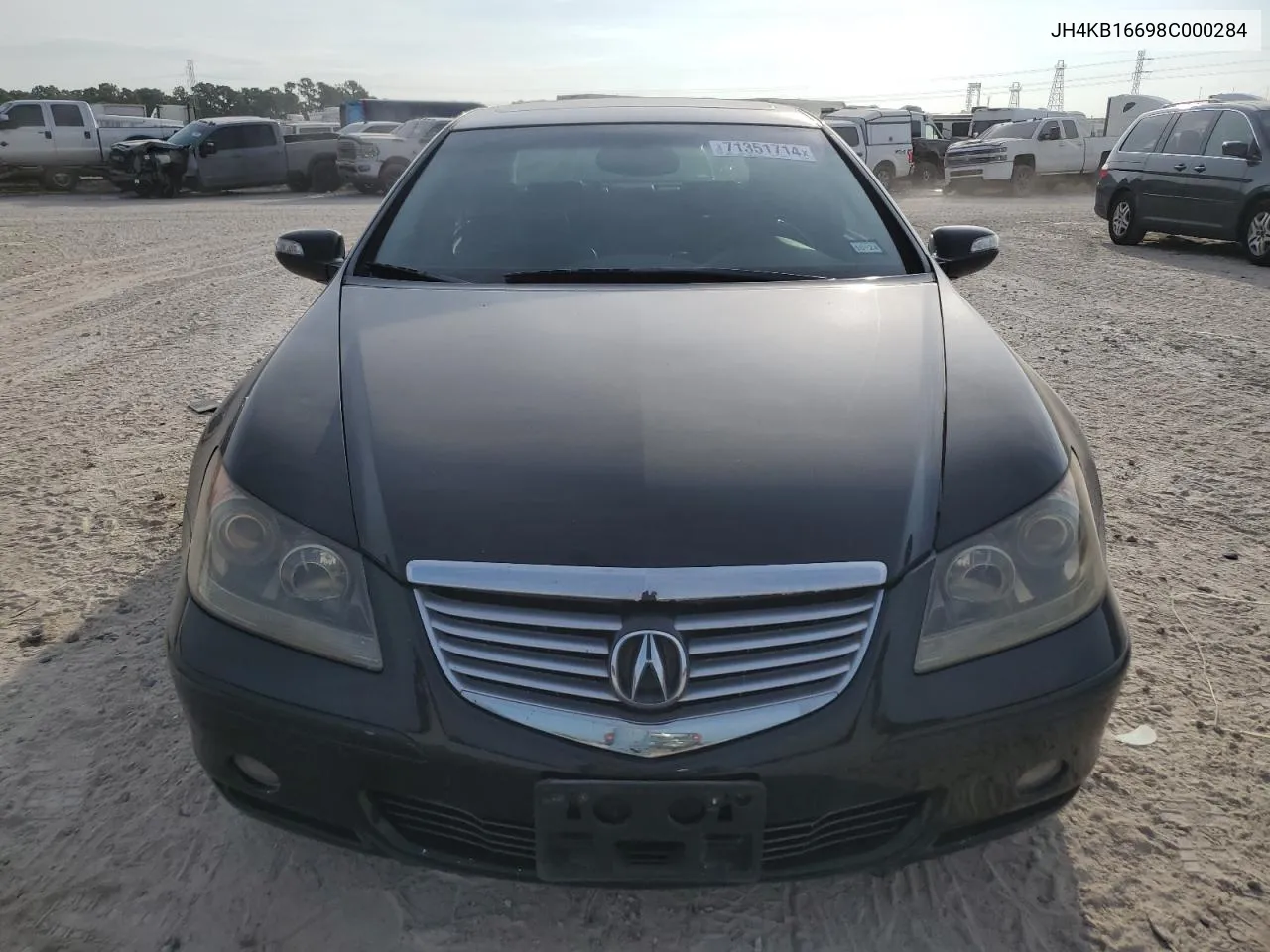 2008 Acura Rl VIN: JH4KB16698C000284 Lot: 71351714