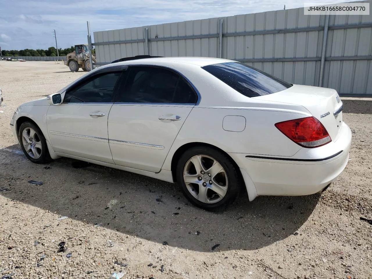 2008 Acura Rl VIN: JH4KB16658C004770 Lot: 73026754