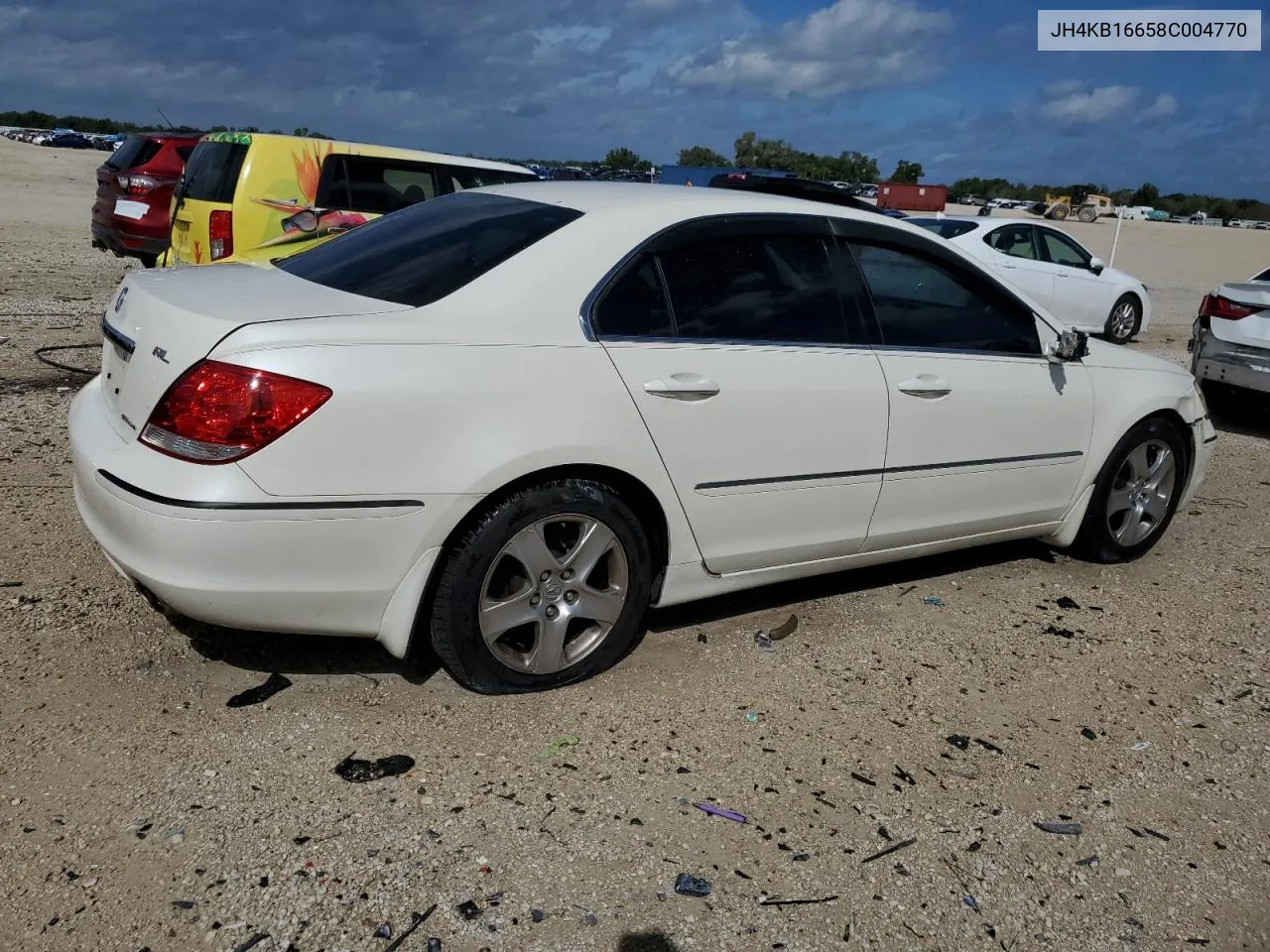 2008 Acura Rl VIN: JH4KB16658C004770 Lot: 73026754