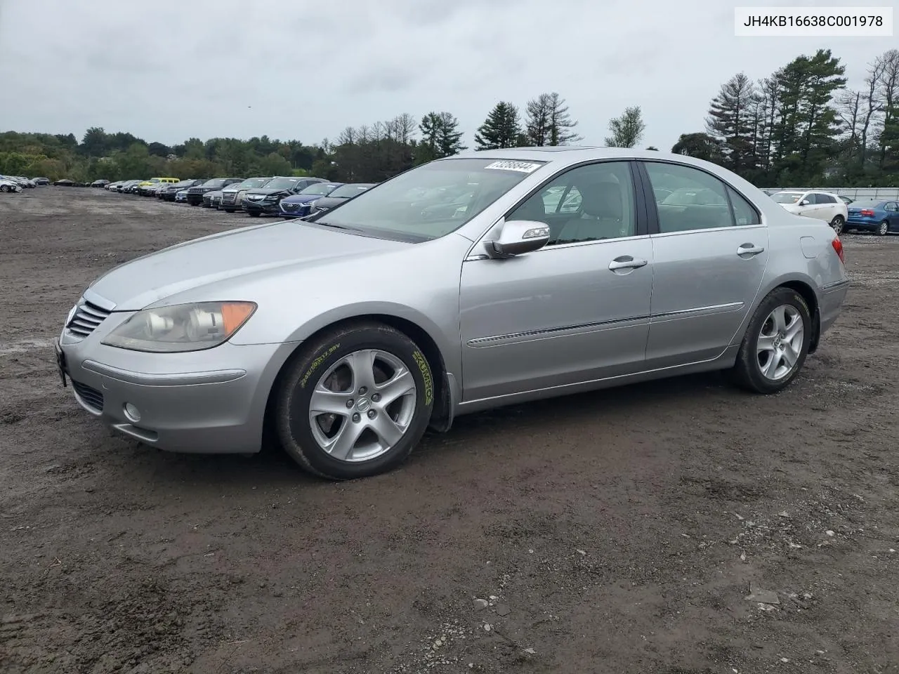 2008 Acura Rl VIN: JH4KB16638C001978 Lot: 73288844