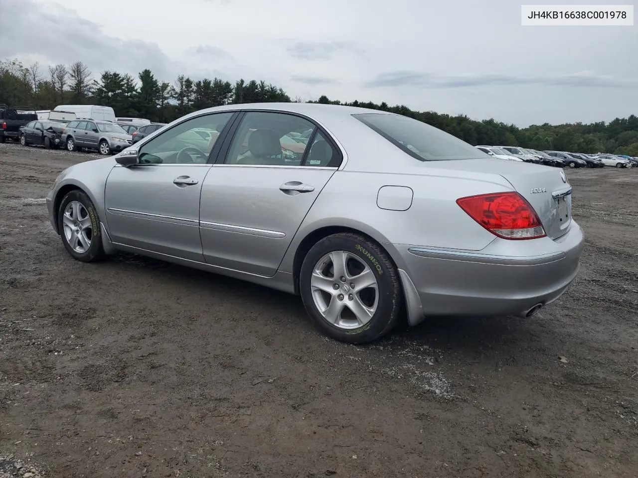 2008 Acura Rl VIN: JH4KB16638C001978 Lot: 73288844