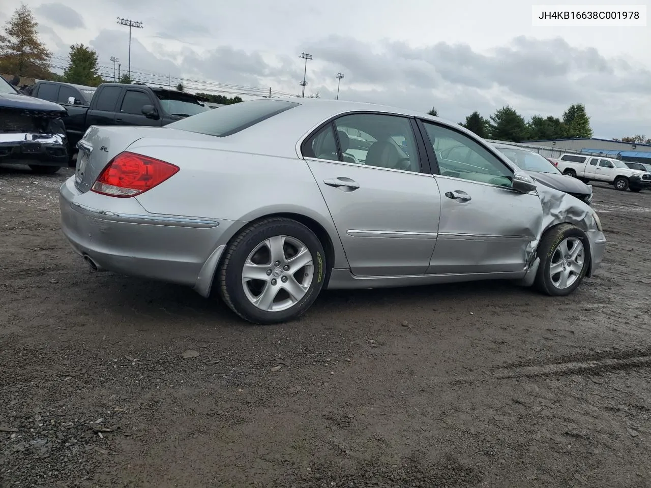 2008 Acura Rl VIN: JH4KB16638C001978 Lot: 73288844