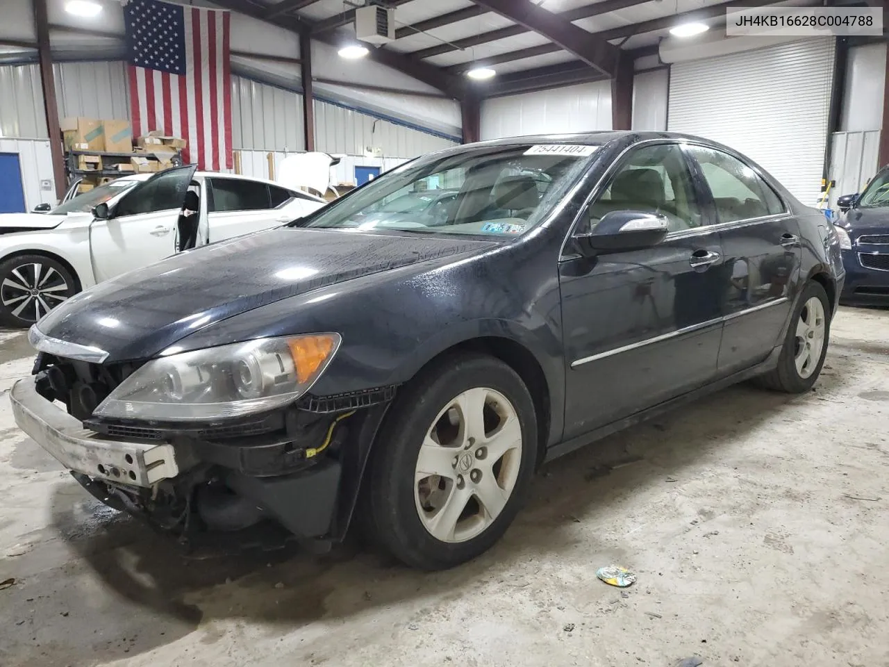 2008 Acura Rl VIN: JH4KB16628C004788 Lot: 75441404