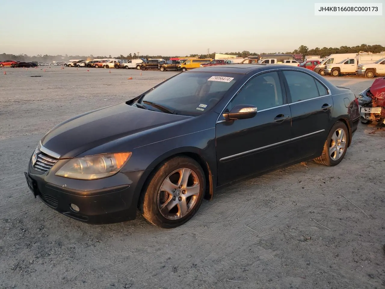 2008 Acura Rl VIN: JH4KB16608C000173 Lot: 79056474