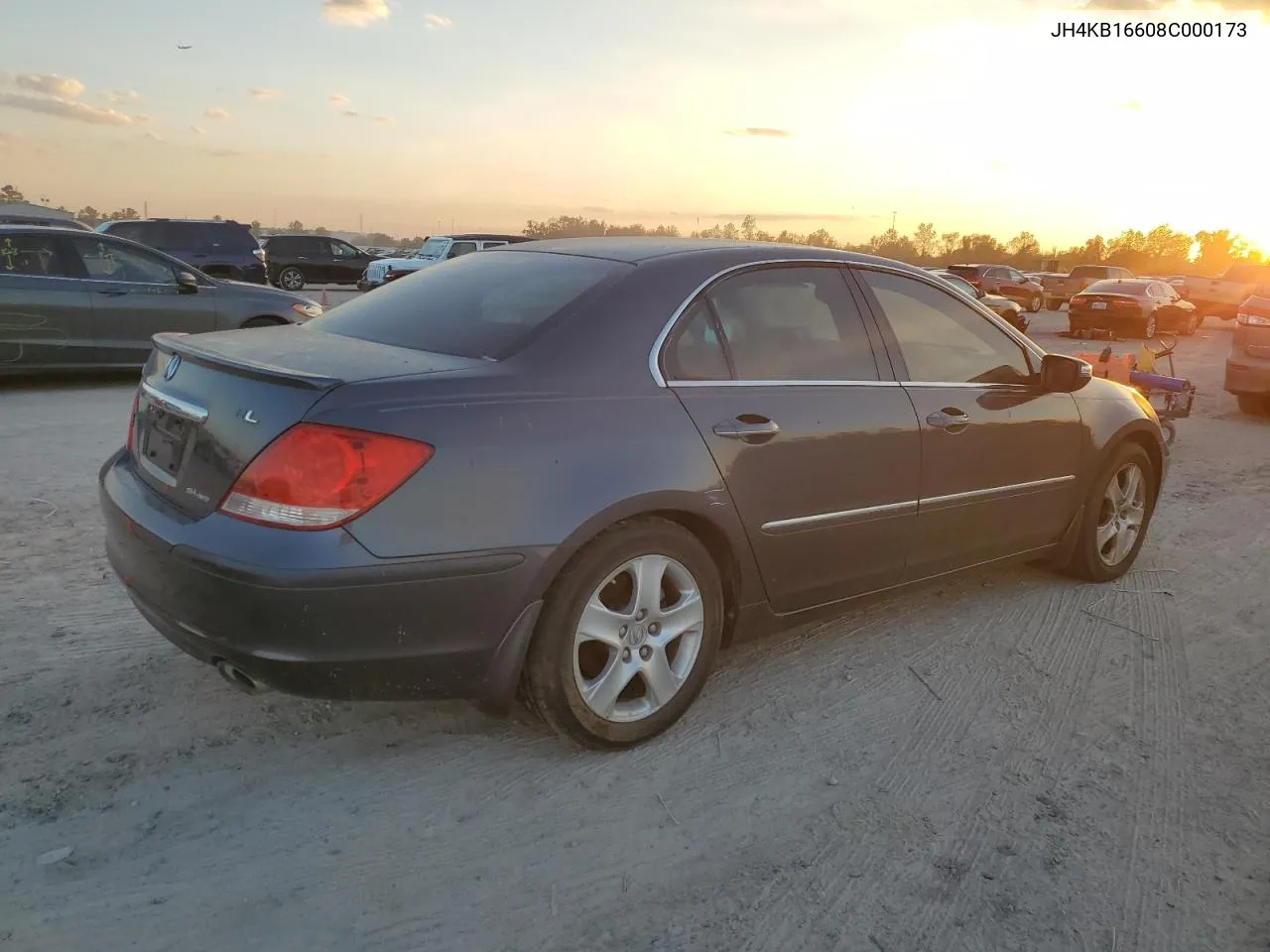 2008 Acura Rl VIN: JH4KB16608C000173 Lot: 79056474