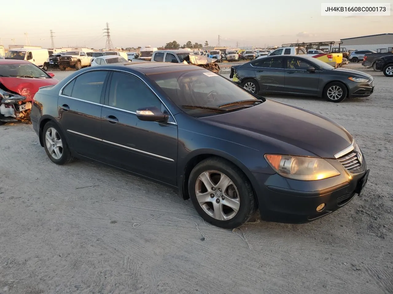 2008 Acura Rl VIN: JH4KB16608C000173 Lot: 79056474