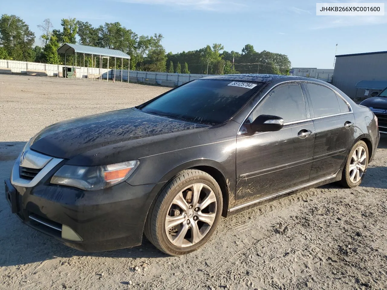 2009 Acura Rl VIN: JH4KB266X9C001600 Lot: 55125784