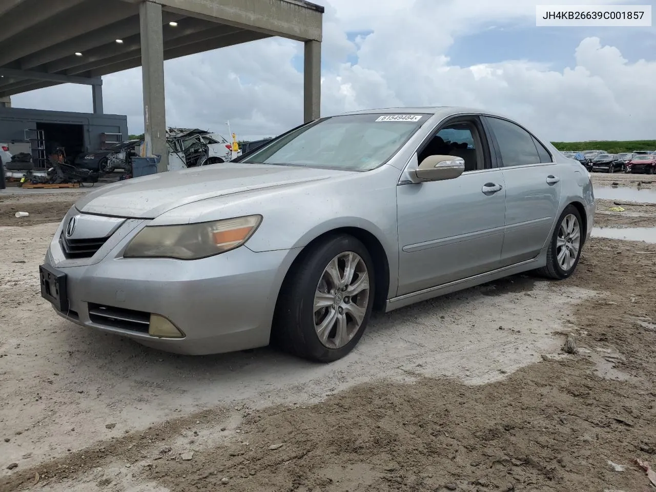 2009 Acura Rl VIN: JH4KB26639C001857 Lot: 61549484