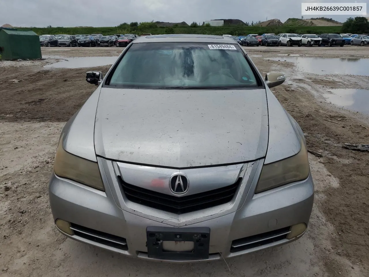 2009 Acura Rl VIN: JH4KB26639C001857 Lot: 61549484