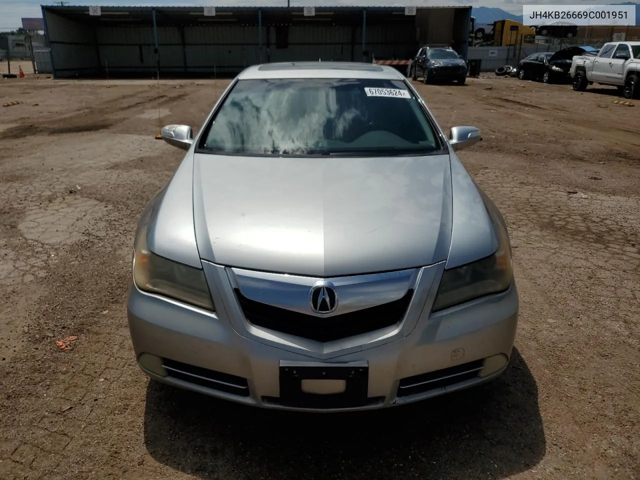 2009 Acura Rl VIN: JH4KB26669C001951 Lot: 67053624