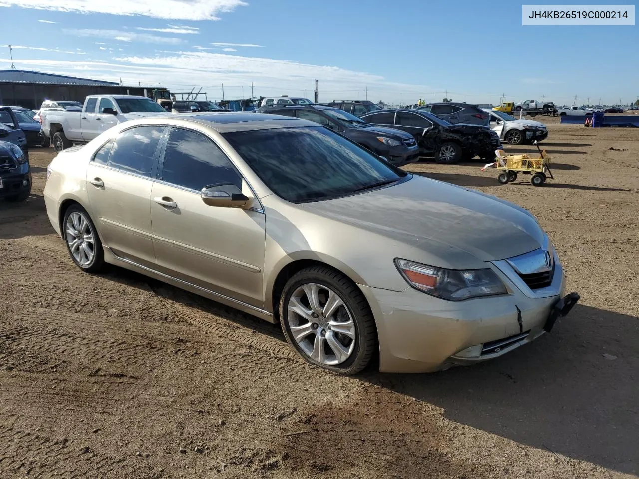 JH4KB26519C000214 2009 Acura Rl