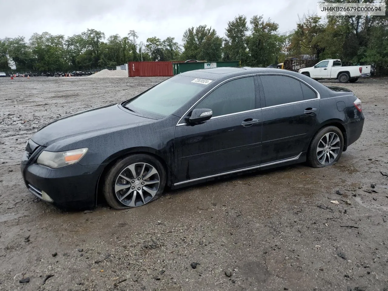 2009 Acura Rl VIN: JH4KB26679C000694 Lot: 72820524