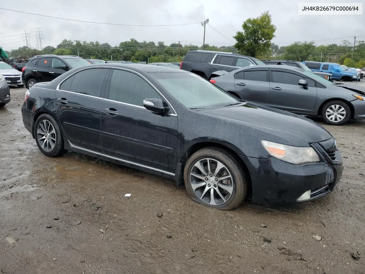 2009 Acura Rl VIN: JH4KB26679C000694 Lot: 72820524