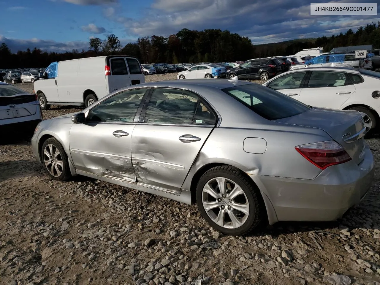 2009 Acura Rl VIN: JH4KB26649C001477 Lot: 74373784