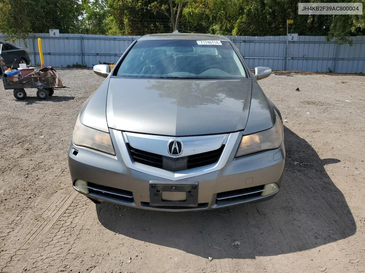 2010 Acura Rl VIN: JH4KB2F39AC800004 Lot: 71746714