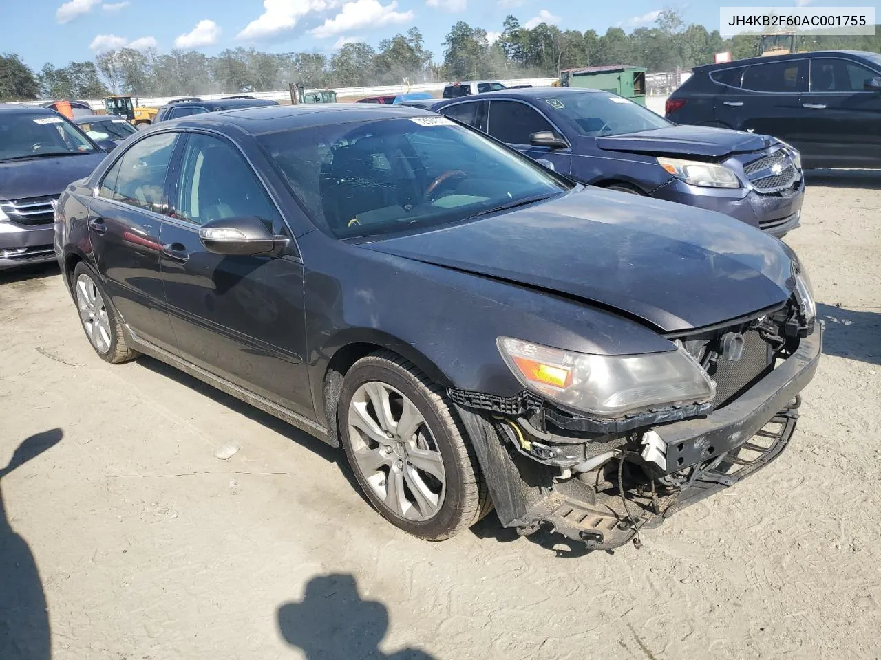 2010 Acura Rl VIN: JH4KB2F60AC001755 Lot: 72504574