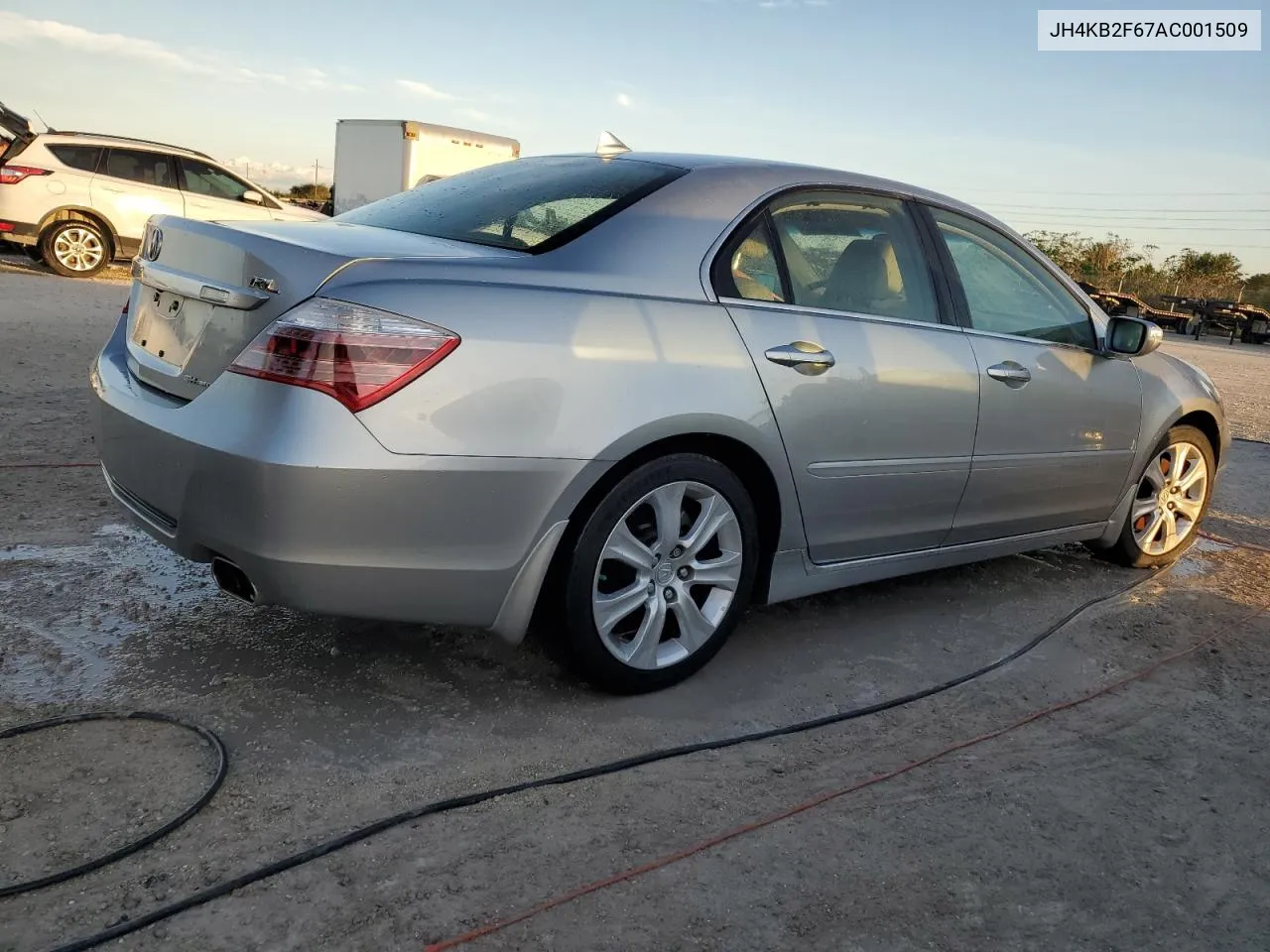 2010 Acura Rl VIN: JH4KB2F67AC001509 Lot: 74988084