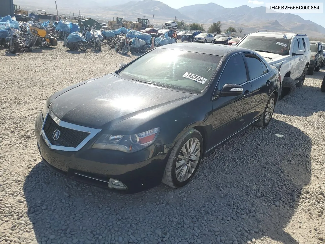 2011 Acura Rl VIN: JH4KB2F66BC000854 Lot: 74628254