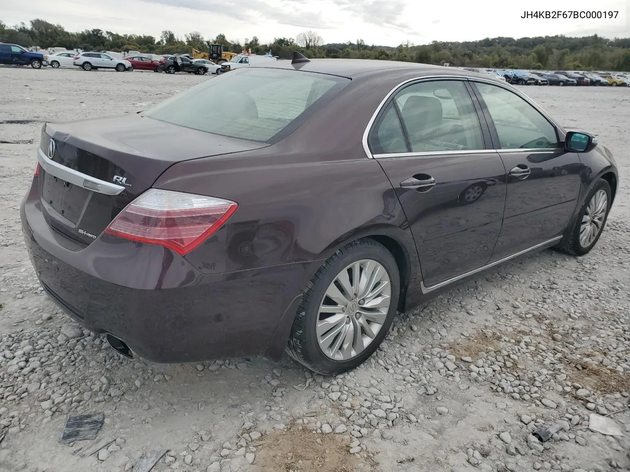 2011 Acura Rl VIN: JH4KB2F67BC000197 Lot: 76174524