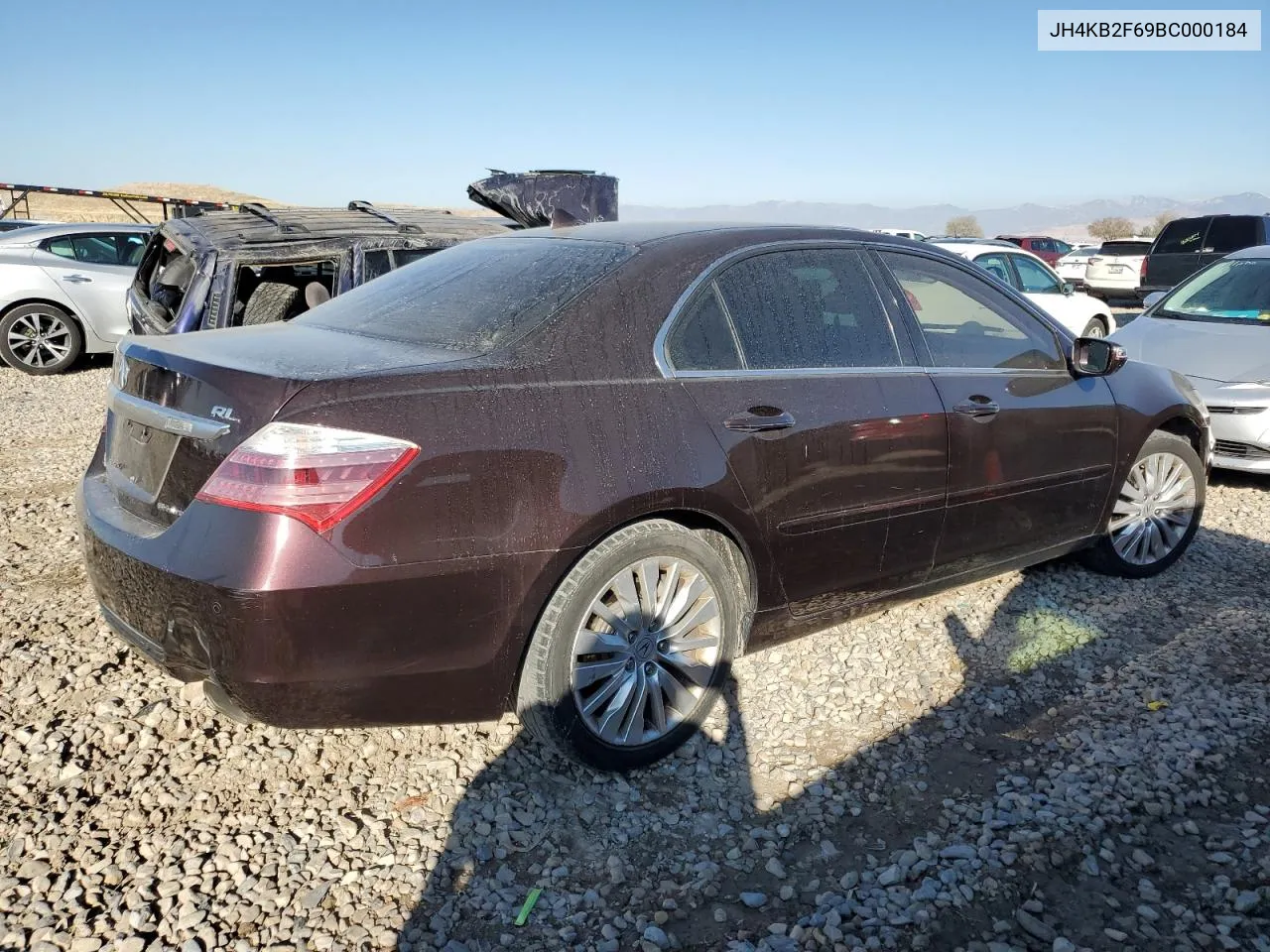 2011 Acura Rl VIN: JH4KB2F69BC000184 Lot: 79948294