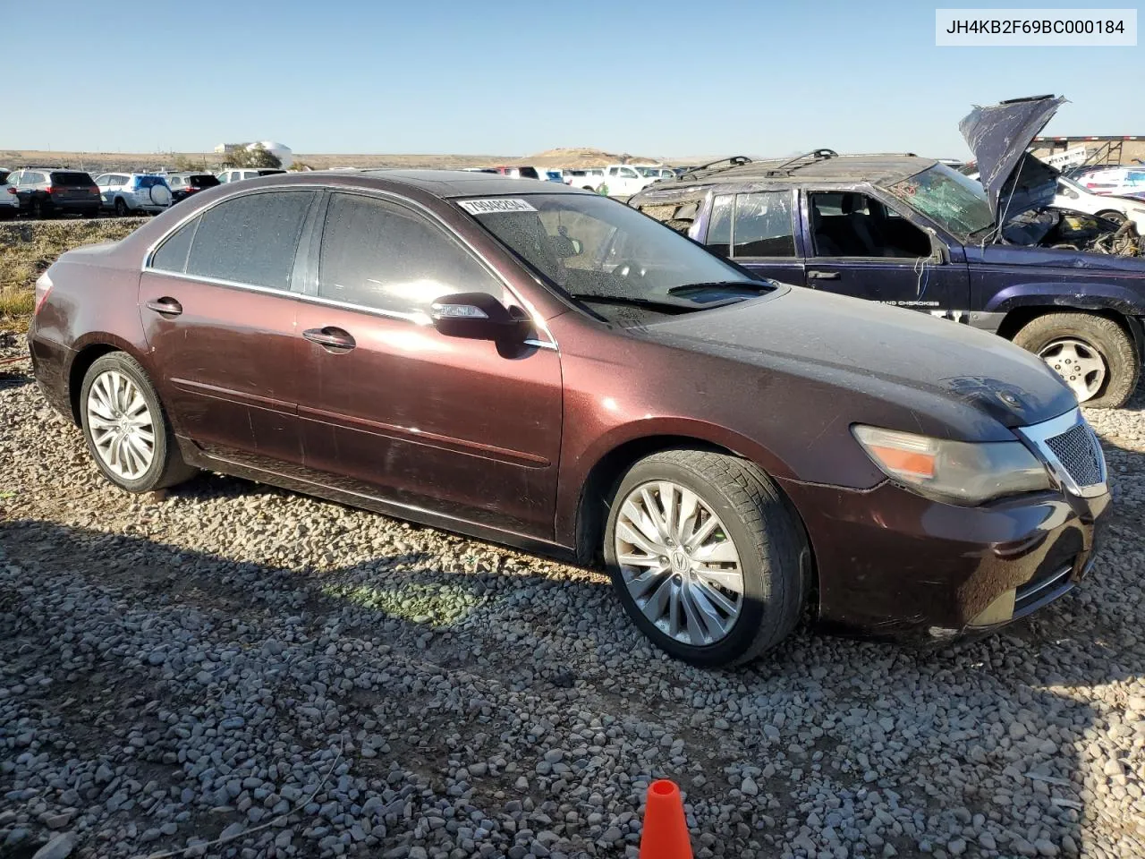 2011 Acura Rl VIN: JH4KB2F69BC000184 Lot: 79948294