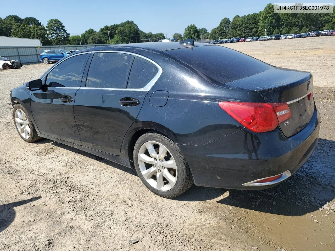 2014 Acura Rlx VIN: JH4KC1F35EC001978 Lot: 67752184