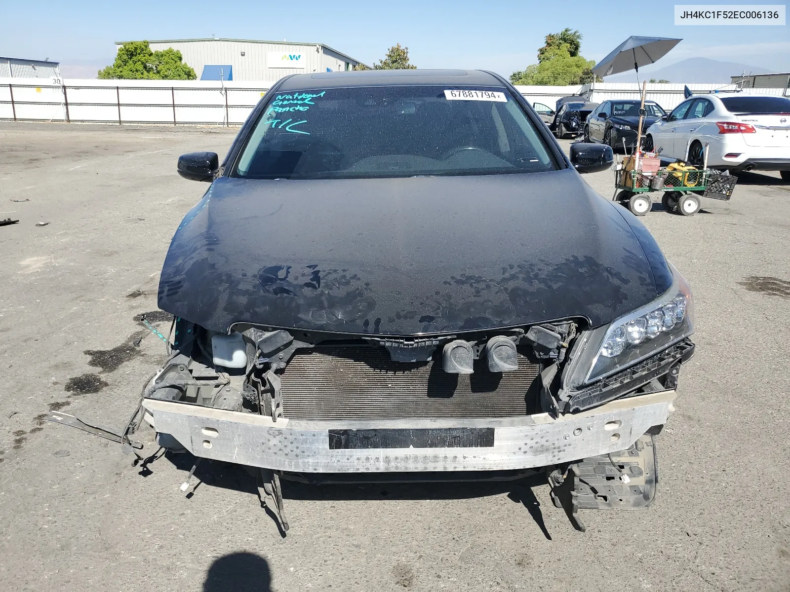 JH4KC1F52EC006136 2014 Acura Rlx Tech