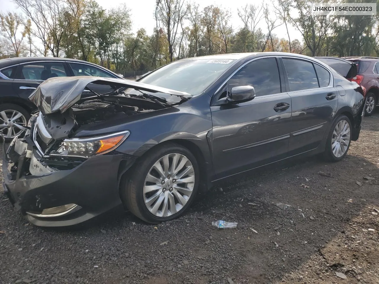 2014 Acura Rlx Tech VIN: JH4KC1F54EC000323 Lot: 72689144