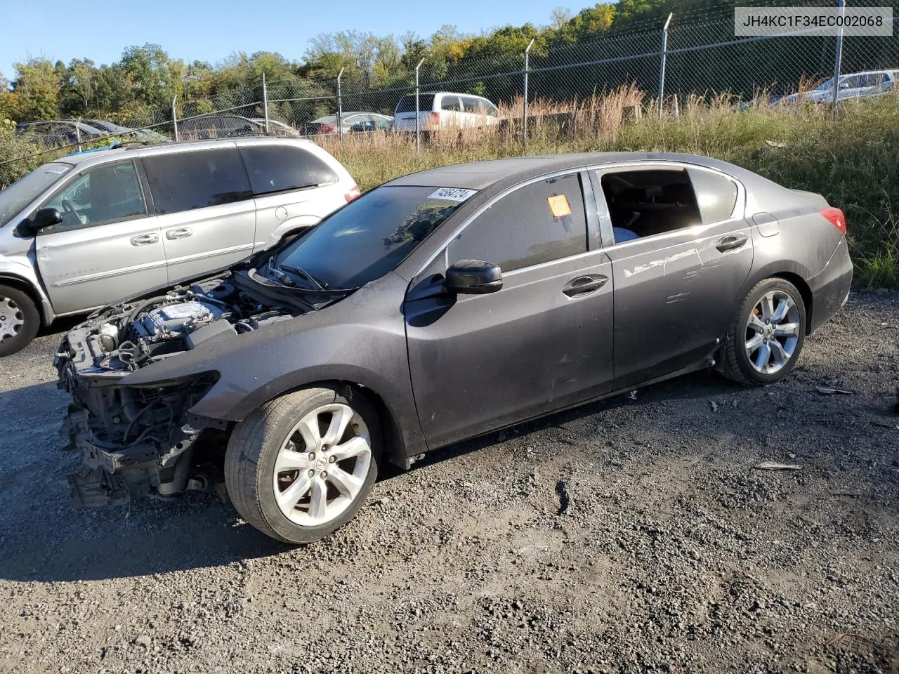 2014 Acura Rlx VIN: JH4KC1F34EC002068 Lot: 74564724