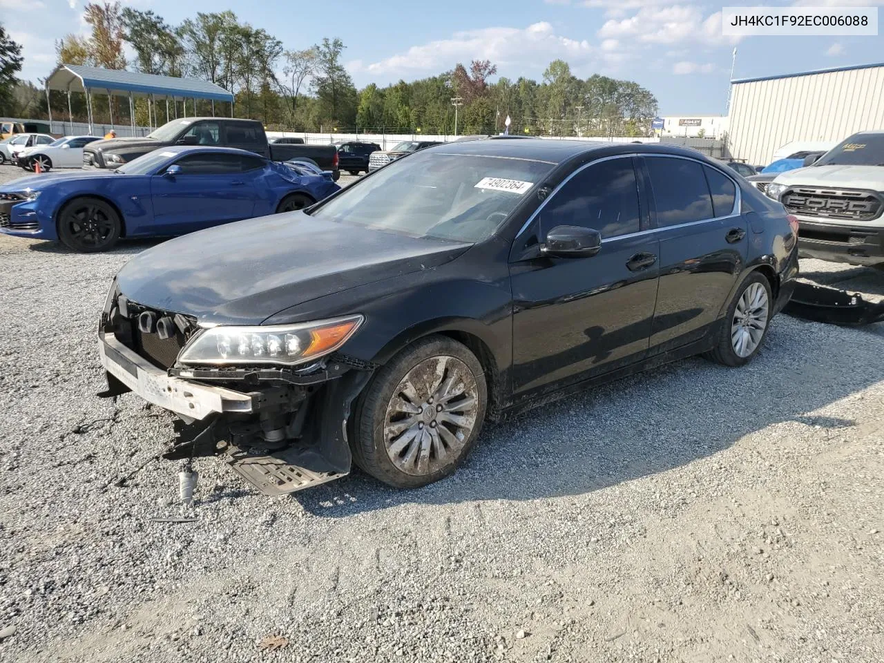 2014 Acura Rlx Advance VIN: JH4KC1F92EC006088 Lot: 74902364