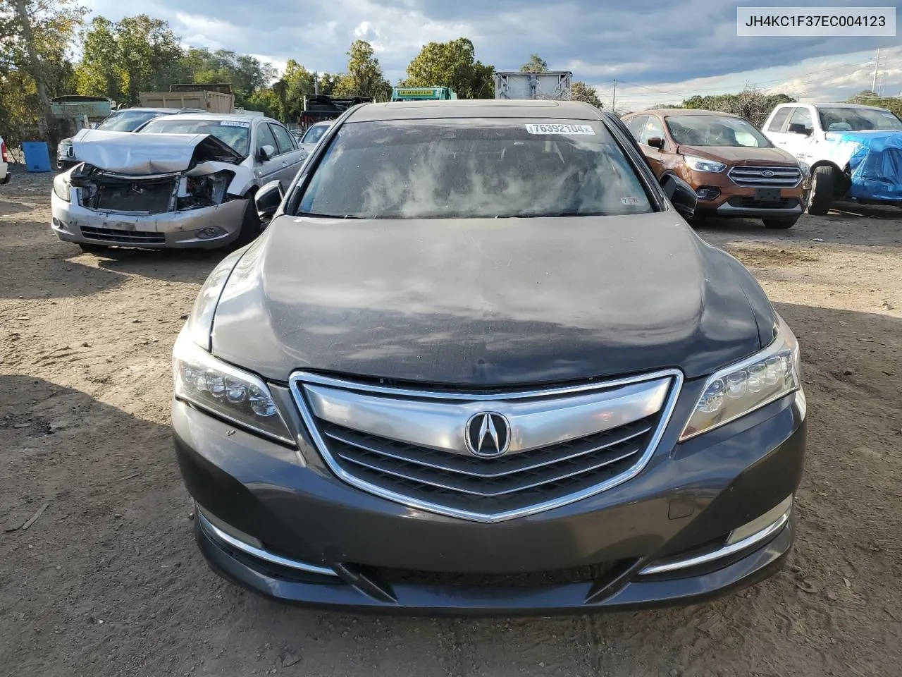 2014 Acura Rlx VIN: JH4KC1F37EC004123 Lot: 76392104