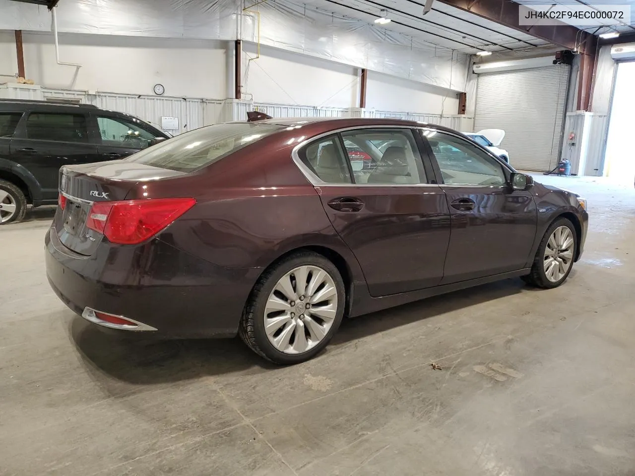 2014 Acura Rlx Sport Hybrid Advance VIN: JH4KC2F94EC000072 Lot: 78610324